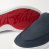 Moonboat Logo-Embossed Nubuck Loafers - CU Moonboat Logo-Embossed Nubuck Loafers - CU
