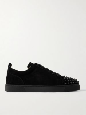 Louis Junior Spikes Cap-Toe Suede Sneakers Louis Junior Spikes Cap-Toe Suede Sneakers