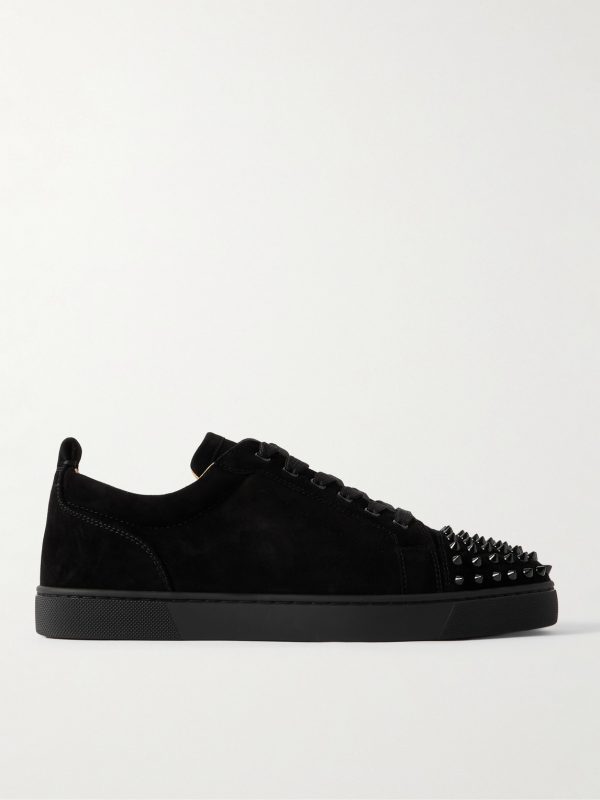 Louis Junior Spikes Cap-Toe Suede Sneakers