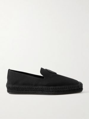 Nanou Logo-Appliquéd Canvas Espadrilles