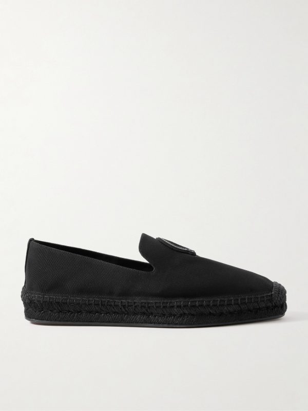 Nanou Logo-Appliquéd Canvas Espadrilles