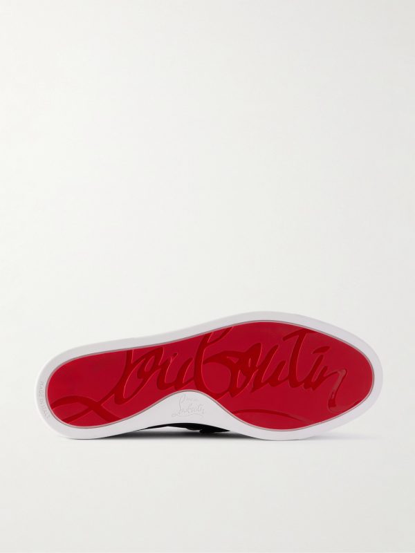 Moonboat Logo-Embossed Nubuck Loafers - E1 Moonboat Logo-Embossed Nubuck Loafers - E1