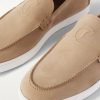 Moonboat Logo-Embossed Nubuck Loafers - CU Moonboat Logo-Embossed Nubuck Loafers - CU