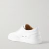 Retero Full-Grain Leather-Trimmed Canvas Sneakers - BK Retero Full-Grain Leather-Trimmed Canvas Sneakers - BK