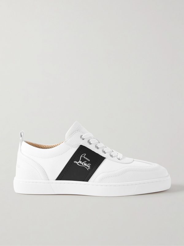 Retero Full-Grain Leather-Trimmed Canvas Sneakers Retero Full-Grain Leather-Trimmed Canvas Sneakers