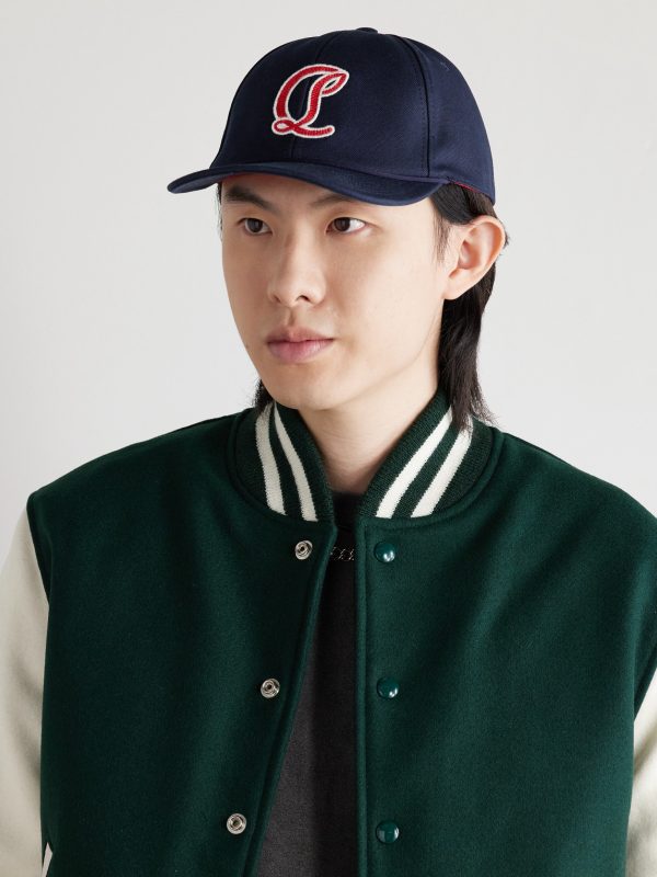 Mooncrest Ivy Logo-Embroidered Leather-Trimmed Cotton-Canvas Cap - OU