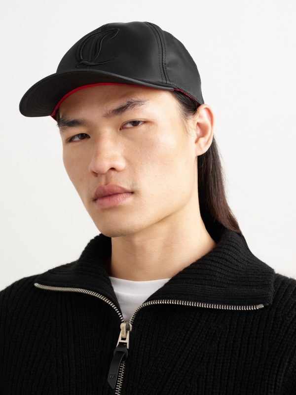 Mooncrest AC Logo-Embroidered Leather-Trimmed Nylon-Twill Baseball Cap - OU Mooncrest AC Logo-Embroidered Leather-Trimmed Nylon-Twill Baseball Cap - OU