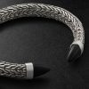Spear 50 Flex Sterling Silver Onyx Cuff - CU