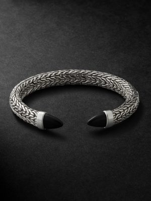 Spear 50 Flex Sterling Silver Onyx Cuff Spear 50 Flex Sterling Silver Onyx Cuff