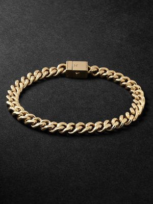 Rhodium-Plated 14-Karat Gold Chain Bracelet Rhodium-Plated 14-Karat Gold Chain Bracelet