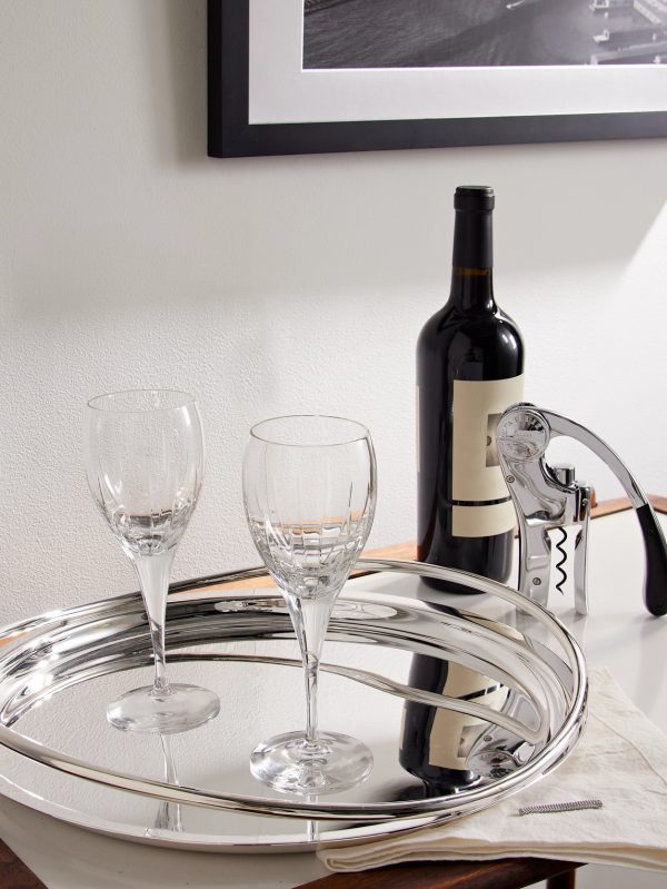 Iriana Set of Two Crystal Red Wine Glasses - OU Iriana Set of Two Crystal Red Wine Glasses - OU