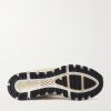 GEL-QUANTUM 360 1 AMP Suede and Rubber-Trimmed Mesh Sneakers - E1