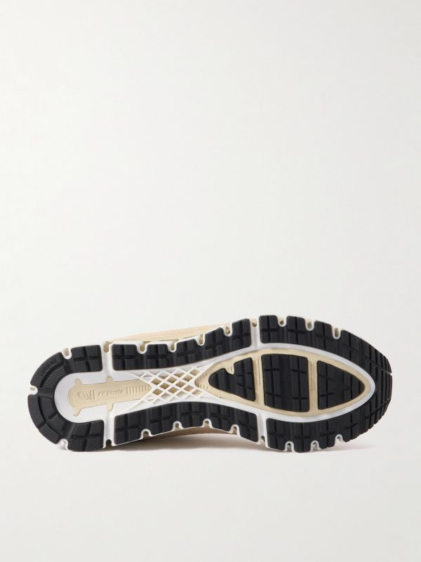 GEL-QUANTUM 360 1 AMP Suede and Rubber-Trimmed Mesh Sneakers - E1
