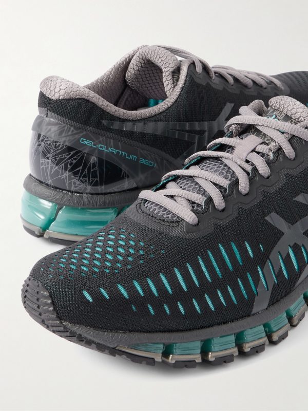 GEL-QUANTUM 360 I Rubber-Trimmed Mesh-Jacquard Sneakers - CU