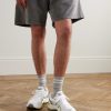 GT-2160 Mesh and Leather Sneakers - OU GT-2160 Mesh and Leather Sneakers - OU