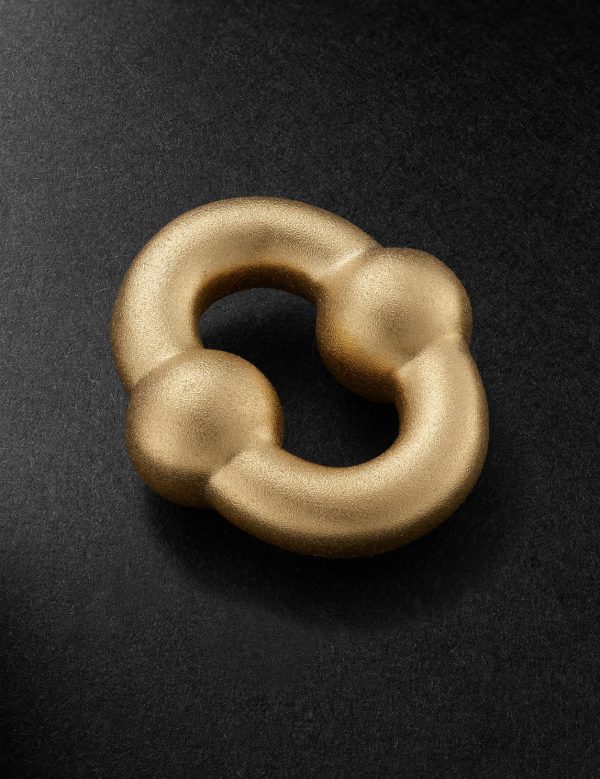 Umlaut Mini 18-Karat Gold Pendant - BK
