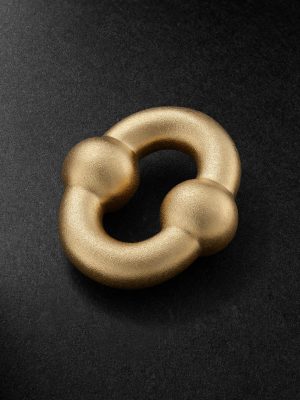 Umlaut Mini 18-Karat Gold Pendant