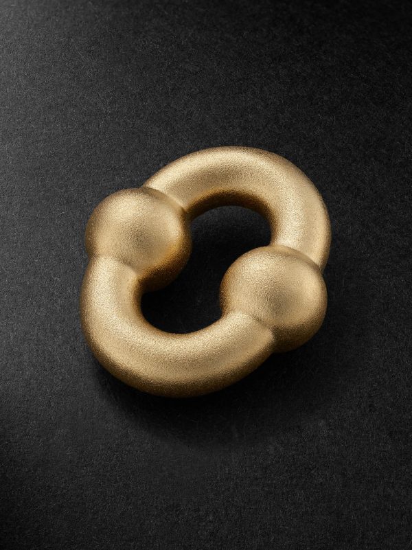 Umlaut Mini 18-Karat Gold Pendant
