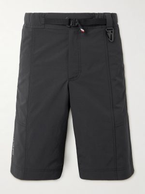 Day-Namic Straight-Leg Belted Logo-Appliquéd Shell Shorts Day-Namic Straight-Leg Belted Logo-Appliquéd Shell Shorts