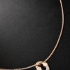 Umlaut 18-Karat Rose Gold Diamond Chain Necklace Umlaut 18-Karat Rose Gold Diamond Chain Necklace