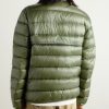 Logo-Appliquéd Quilted Padded Mesh-Trimmed Ripstop Down Jacket - BK Logo-Appliquéd Quilted Padded Mesh-Trimmed Ripstop Down Jacket - BK