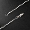 Umlaut 18-Karat White Gold Diamond Ball Chain Necklace - BK