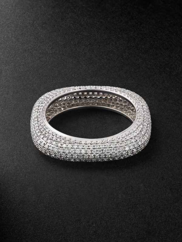 18-Karat White Gold Diamond Ring - BK 18-Karat White Gold Diamond Ring - BK