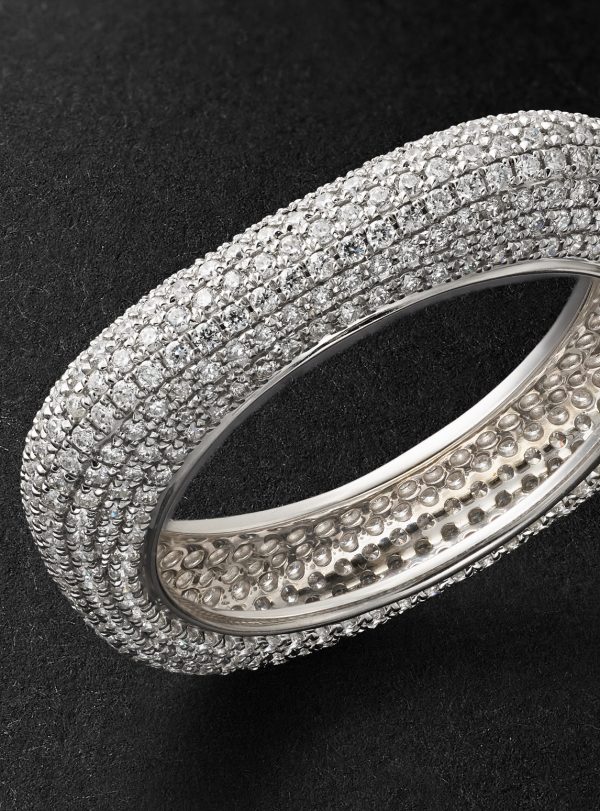 18-Karat White Gold Diamond Ring - CU 18-Karat White Gold Diamond Ring - CU