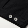 Embroidered Cotton-Seersucker Trucker Jacket - E1