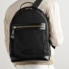 Leather-Trimmed Shell Backpack - OU