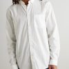 Anniversary Button-Down Collar Embroidered Cotton-Gauze Shirt - FR Anniversary Button-Down Collar Embroidered Cotton-Gauze Shirt - FR