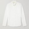 Anniversary Button-Down Collar Embroidered Cotton-Gauze Shirt Anniversary Button-Down Collar Embroidered Cotton-Gauze Shirt