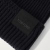 Logo-Appliquéd Ribbed Cashmere Beanie - CU Logo-Appliquéd Ribbed Cashmere Beanie - CU