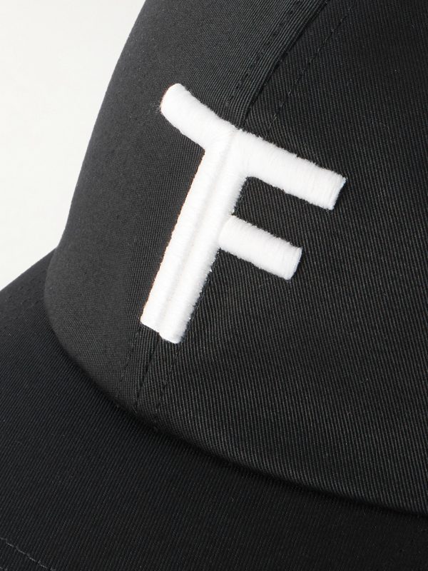 Logo-Embroidered Leather-Trimmed Cotton-Twill Baseball Cap - CU Logo-Embroidered Leather-Trimmed Cotton-Twill Baseball Cap - CU