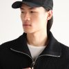 Logo-Embroidered Leather-Trimmed Cotton-Twill Baseball Cap - OU Logo-Embroidered Leather-Trimmed Cotton-Twill Baseball Cap - OU
