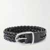 2.5cm Woven Leather Belt 2.5cm Woven Leather Belt