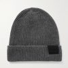 Logo-Appliquéd Ribbed Cashmere Beanie Logo-Appliquéd Ribbed Cashmere Beanie