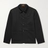 Visal Virgin Wool-Blend Twill Overshirt Visal Virgin Wool-Blend Twill Overshirt