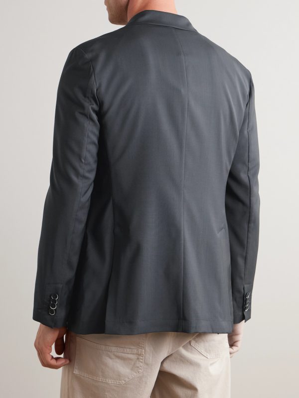 Borgo Virgin Wool-Blend Suit Jacket - BK Borgo Virgin Wool-Blend Suit Jacket - BK