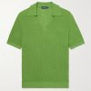 Joaquim Ribbed Cotton-Blend Polo Shirt Joaquim Ribbed Cotton-Blend Polo Shirt