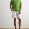 Joaquim Ribbed Cotton-Blend Polo Shirt - OU Joaquim Ribbed Cotton-Blend Polo Shirt - OU