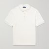 Horacio Waffle-Knit Cotton Polo Shirt Horacio Waffle-Knit Cotton Polo Shirt