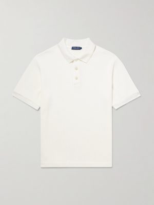 Horacio Waffle-Knit Cotton Polo Shirt