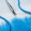Daily Embroidered Tie-Dyed Cotton-Blend Jersey Zip-Up Hoodie - CU Daily Embroidered Tie-Dyed Cotton-Blend Jersey Zip-Up Hoodie - CU