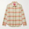 Checked Cashmere and Wool-Blend Shirt
