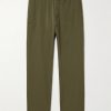 Bativoga Straight-Leg Cotton-Blend Poplin Trousers Bativoga Straight-Leg Cotton-Blend Poplin Trousers