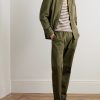 Bativoga Straight-Leg Cotton-Blend Poplin Trousers - OU Bativoga Straight-Leg Cotton-Blend Poplin Trousers - OU