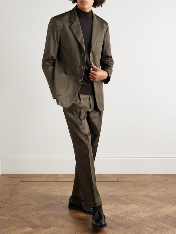 Cotton-Twill Suit Jacket - OU Cotton-Twill Suit Jacket - OU