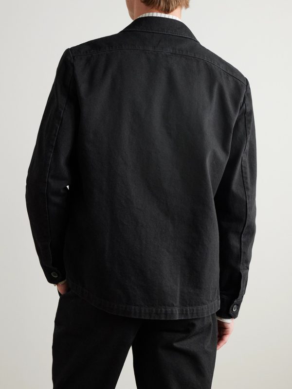 Capitan Washed Denim Overshirt - BK Capitan Washed Denim Overshirt - BK