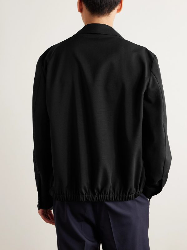 Zaleto Virgin Wool-Ripstop Jacket - BK Zaleto Virgin Wool-Ripstop Jacket - BK